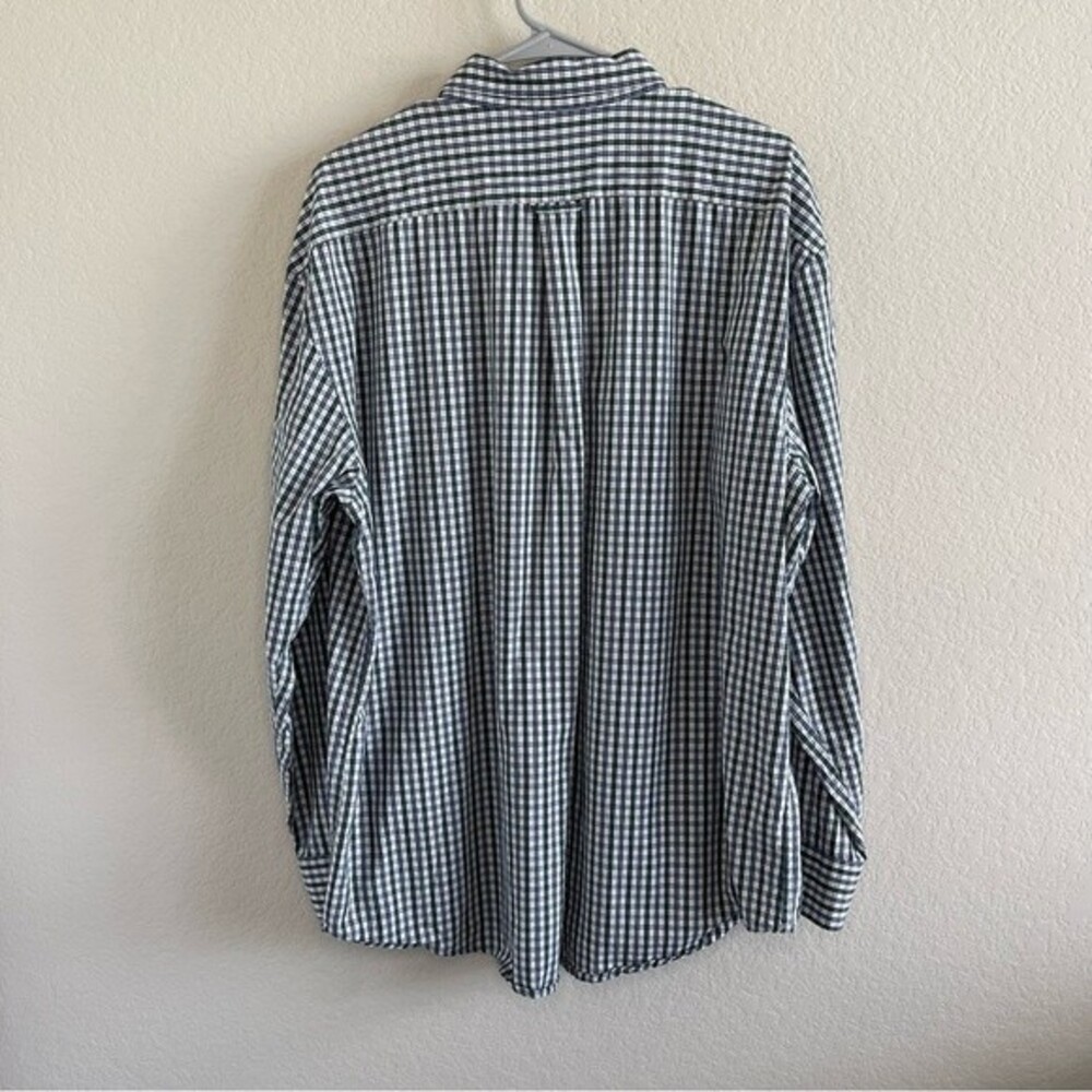 IZOD Long Sleeve Plaid Button Down Mens Shirt 100% Cotton XL - Picture 2 of 8